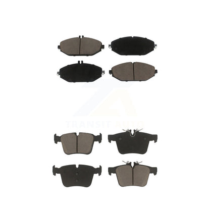 Ceramic Brake Pads Front Rear Kit For Mercedes-Benz C300 Without Sport Package