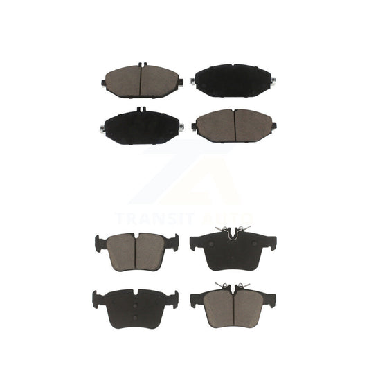 Ceramic Brake Pads Front Rear Kit For Mercedes-Benz C300 Without Sport Package