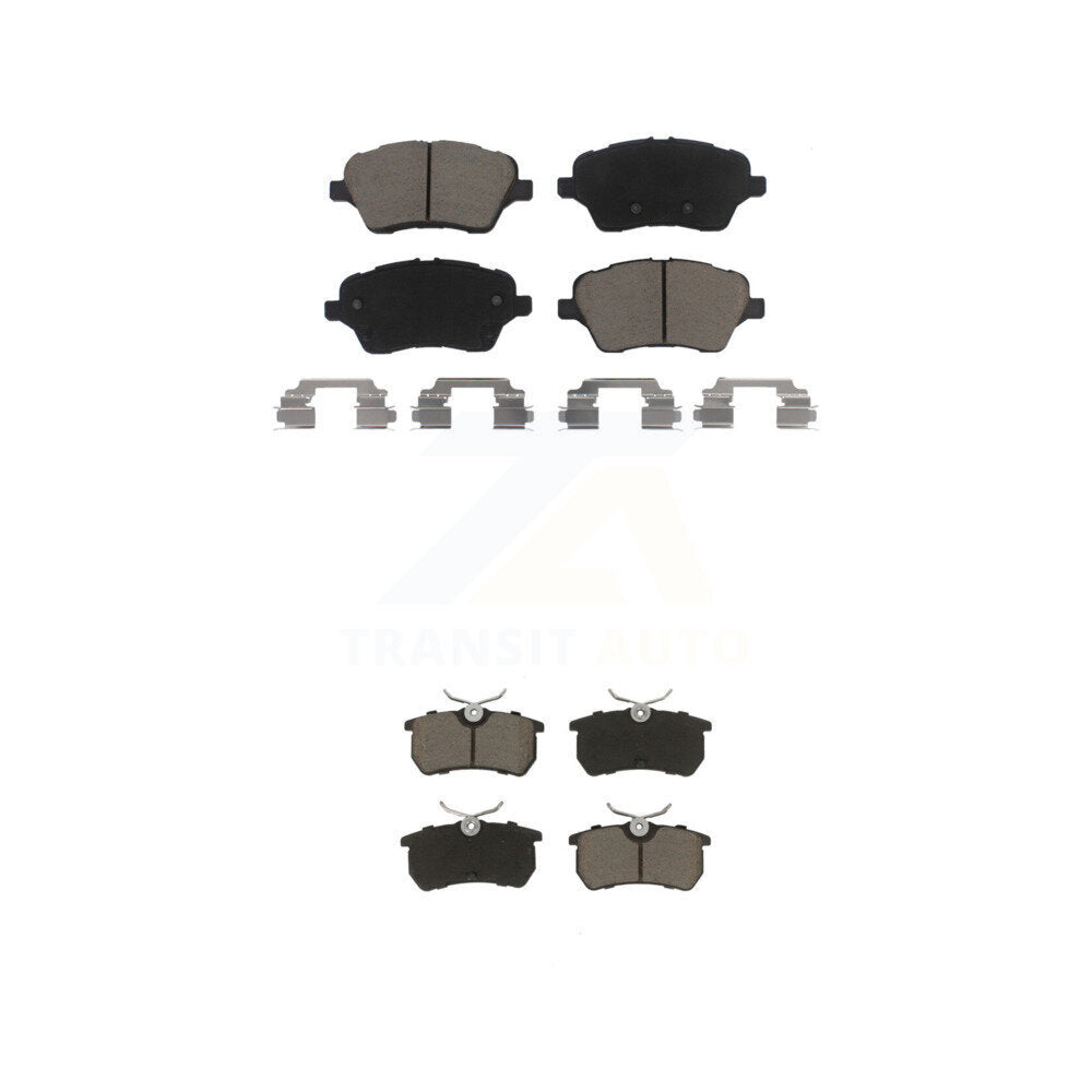 Ceramic Brake Pads Front Rear Kit For 2014-2019 Ford Fiesta ST