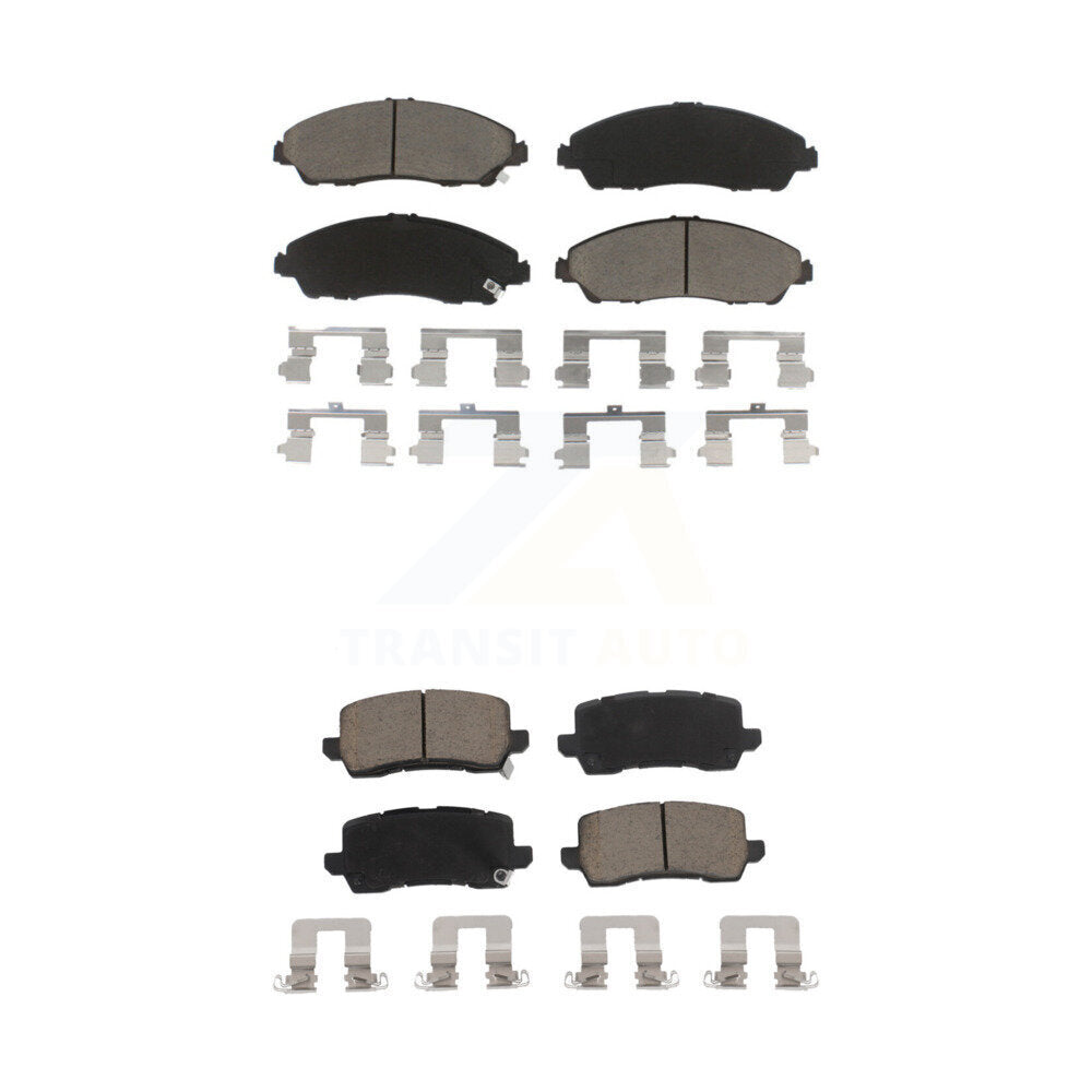 Ceramic Brake Pads Front Rear Kit For 2017-2020 Acura MDX
