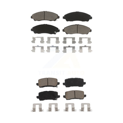 Ceramic Brake Pads Front Rear Kit For 2017-2020 Acura MDX