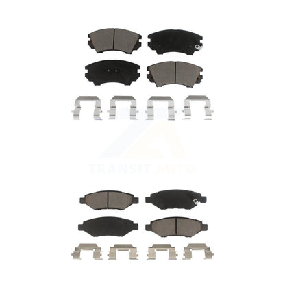 Ceramic Brake Pads Front Rear Kit For 2010-2015 Chevrolet Camaro LT LS