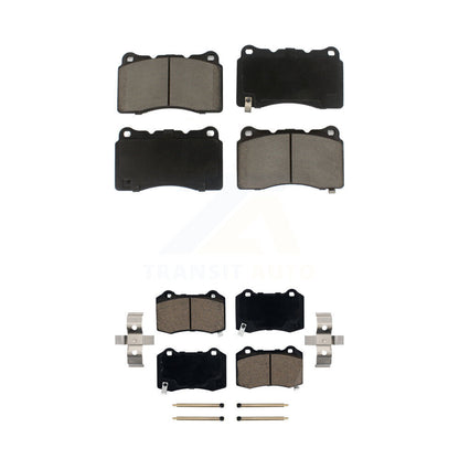 Ceramic Brake Pads Front Rear Kit For Tesla X Cadillac CTS S STS