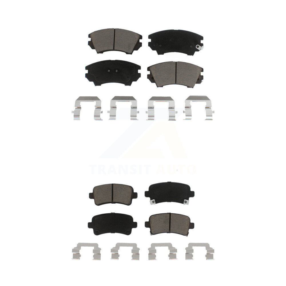 Ceramic Brake Pads Front Rear Kit For Saab 9-5