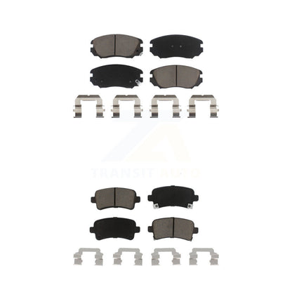 Ceramic Brake Pad Front Rear Kit For Chevrolet Buick Malibu Impala LaCrosse Saab