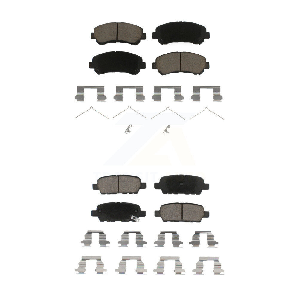 Ceramic Brake Pads Front Rear Kit For Nissan Rogue Sentra Maxima Juke Select