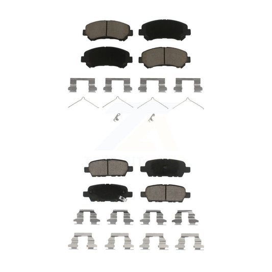 Ceramic Brake Pads Front Rear Kit For Nissan Rogue Sentra Maxima Juke Select