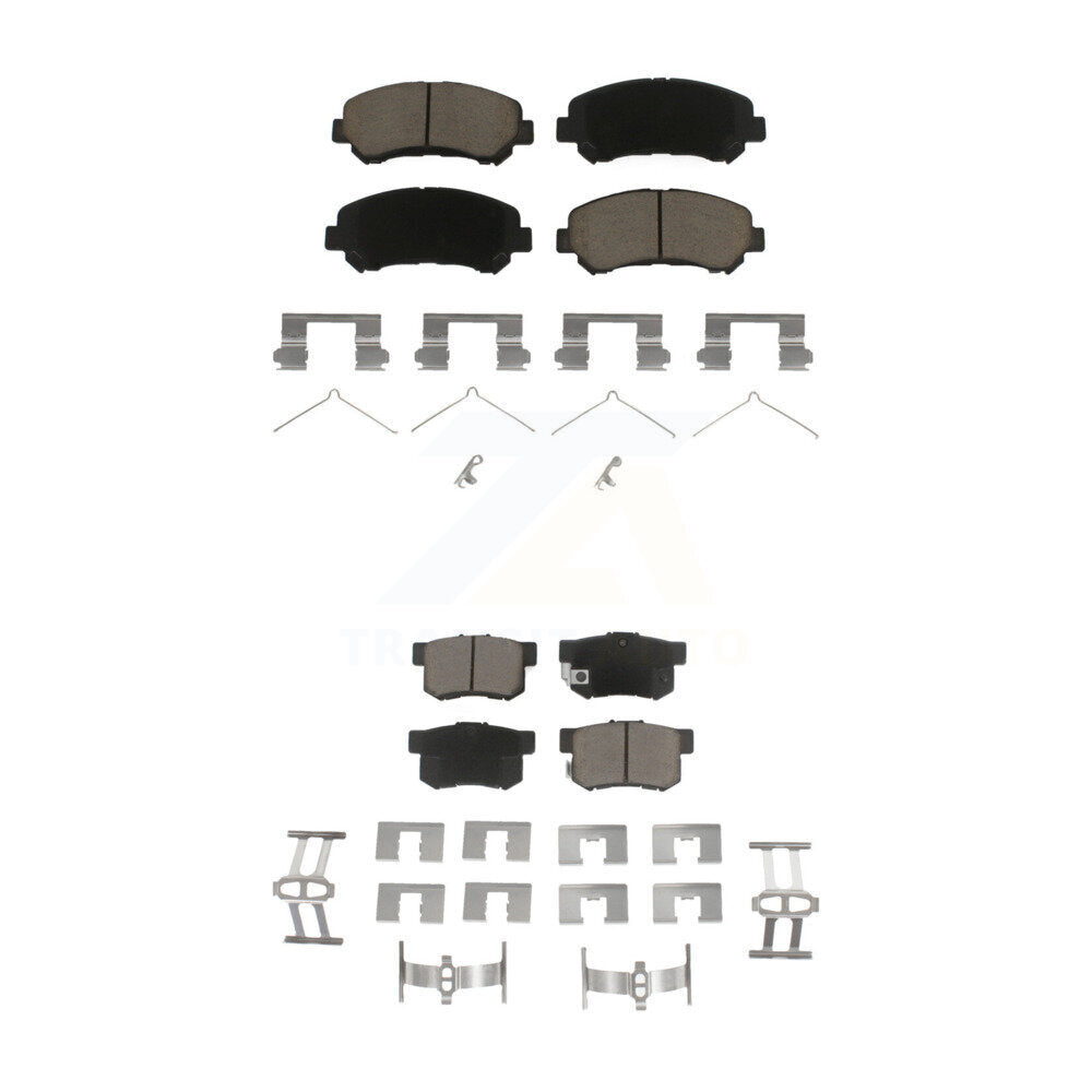 Ceramic Brake Pads Front Rear Kit For 2010-2013 Suzuki Kizashi