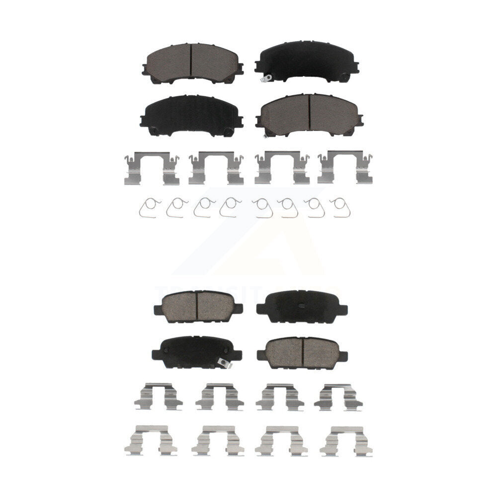 Ceramic Brake Pads Front Rear Kit For Nissan Rogue INFINITI QX50