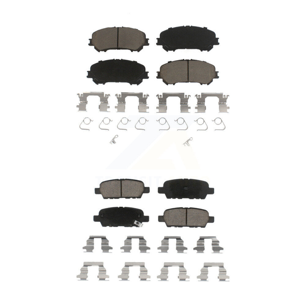 Ceramic Brake Pads Front Rear Kit For Nissan Rogue Sport Qashqai
