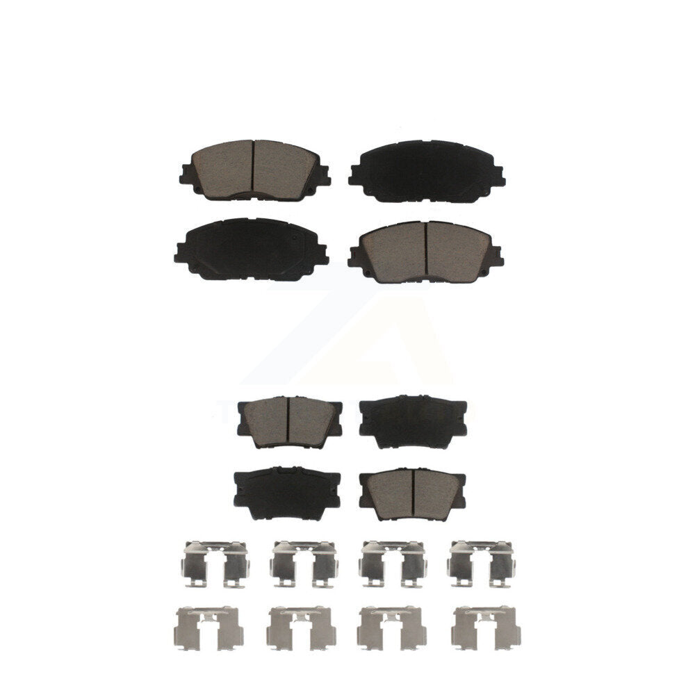 Ceramic Brake Pads Front Rear Kit For Toyota Camry