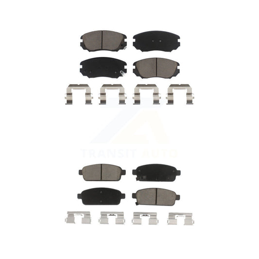 Ceramic Brake Pads Front Rear Kit For Cadillac ELR Buick Cascada