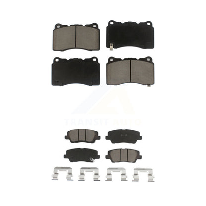Ceramic Brake Pads Front Rear Kit For Cadillac ATS CTS