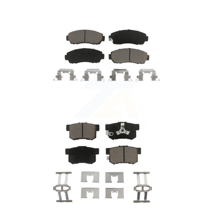 Ceramic Brake Pads Front Rear Kit For Honda CR-V Acura RDX Accord Crosstour