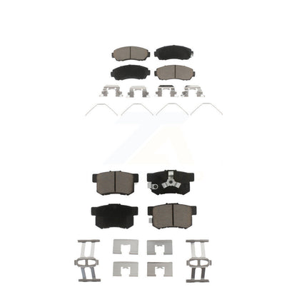 Ceramic Brake Pads Front Rear Kit For Honda CR-V Crosstour Accord