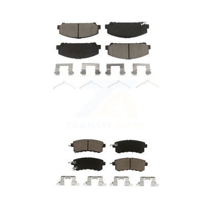 Ceramic Brake Pads Front Rear Kit For INFINITI QX80 Nissan Armada QX56