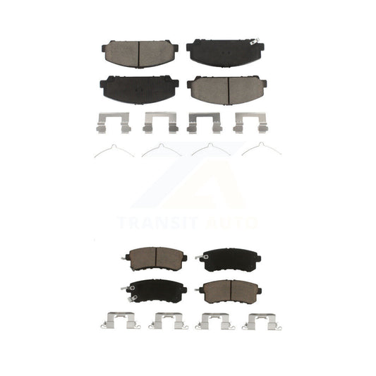 Ceramic Brake Pads Front Rear Kit For INFINITI QX80 Nissan Armada QX56