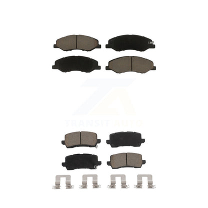 Ceramic Brake Pads Front Rear Kit For 2018-2023 Honda Odyssey