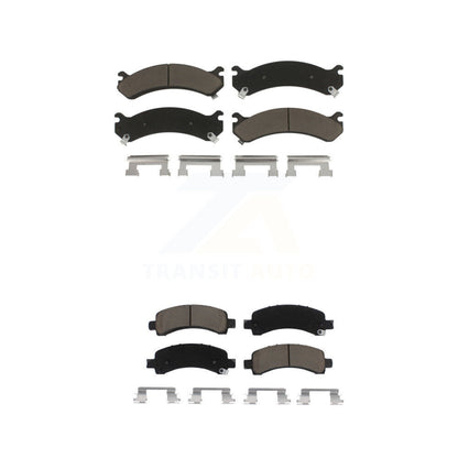 Ceramic Brake Pad Front Rear Kit For GMC Chevrolet Savana 2500 Express 3500 4500