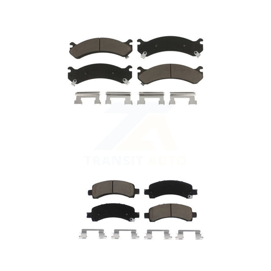 Ceramic Brake Pad Front Rear Kit For GMC Chevrolet Savana 2500 Express 3500 4500