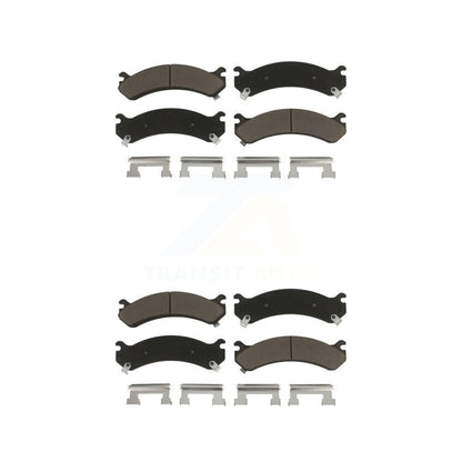 Ceramic Brake Pads Front Rear Kit For Chevrolet GMC Silverado 3500 Sierra HD