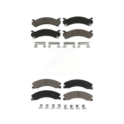 Ceramic Brake Pads Front Rear Kit For GMC Savana 3500 Chevrolet Express 4500