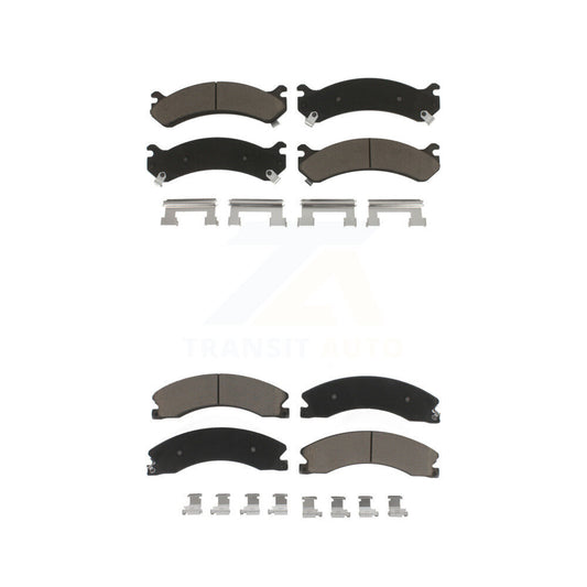 Ceramic Brake Pads Front Rear Kit For GMC Savana 3500 Chevrolet Express 4500
