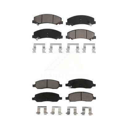 Ceramic Brake Pads Front Rear Kit For 2006-2011 Buick Lucerne Cadillac DTS