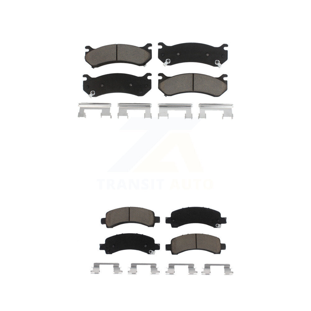 Ceramic Brake Pad Front Rear Kit For 2003-2005 GMC Savana 2500 Chevrolet Express