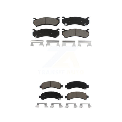 Ceramic Brake Pad Front Rear Kit For 2003-2005 GMC Savana 2500 Chevrolet Express