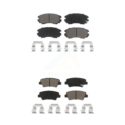 Ceramic Brake Pads Front Rear Kit For Kia Hyundai Soul Elantra Sonata Amanti