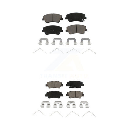 Ceramic Brake Pads Front Rear Kit For Hyundai Elantra Ioniq Kia Niro