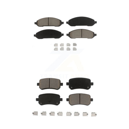 Ceramic Brake Pads Front Rear Kit For 2004-2007 Ford Freestar Mercury Monterey