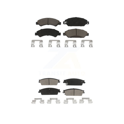 Ceramic Brake Pads Front Rear Kit For Chevrolet Avalanche Cadillac GMC Tahoe XL