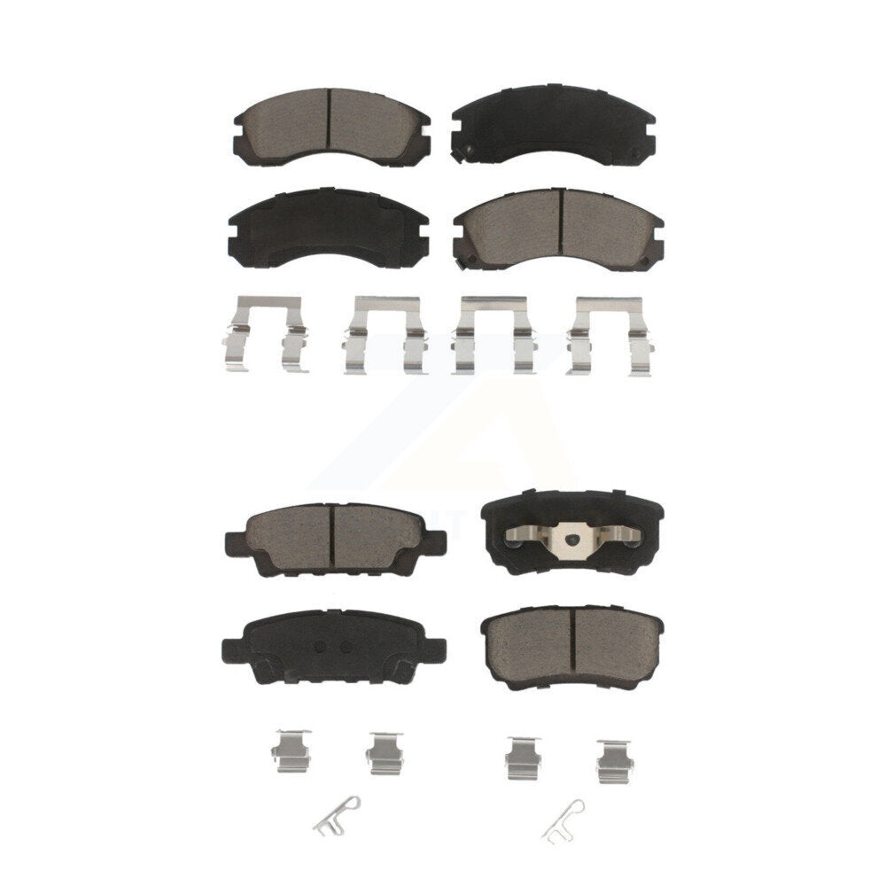Ceramic Brake Pads Front Rear Kit For 2005-2006 Mitsubishi Outlander