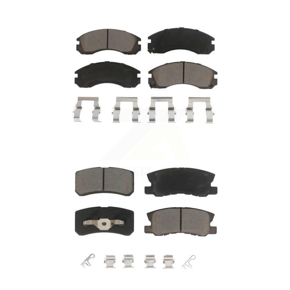 Ceramic Brake Pads Front Rear Kit For Mitsubishi Lancer