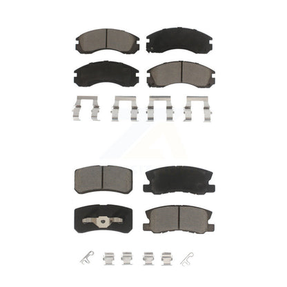 Ceramic Brake Pads Front Rear Kit For Mitsubishi Lancer