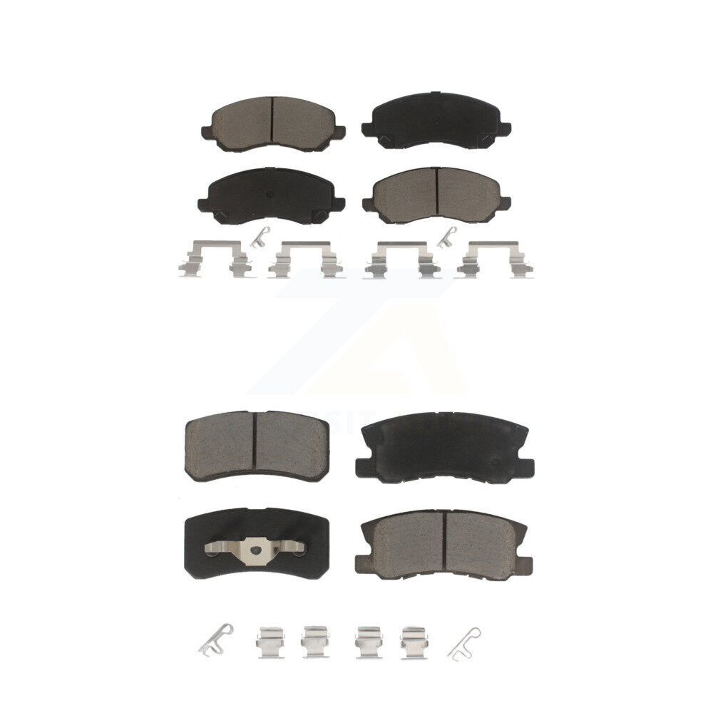 Ceramic Brake Pads Front Rear Kit For Jeep Mitsubishi Patriot Lancer Compass 200