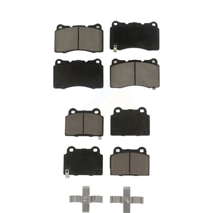 Ceramic Brake Pads Front Rear Kit For Mitsubishi Lancer
