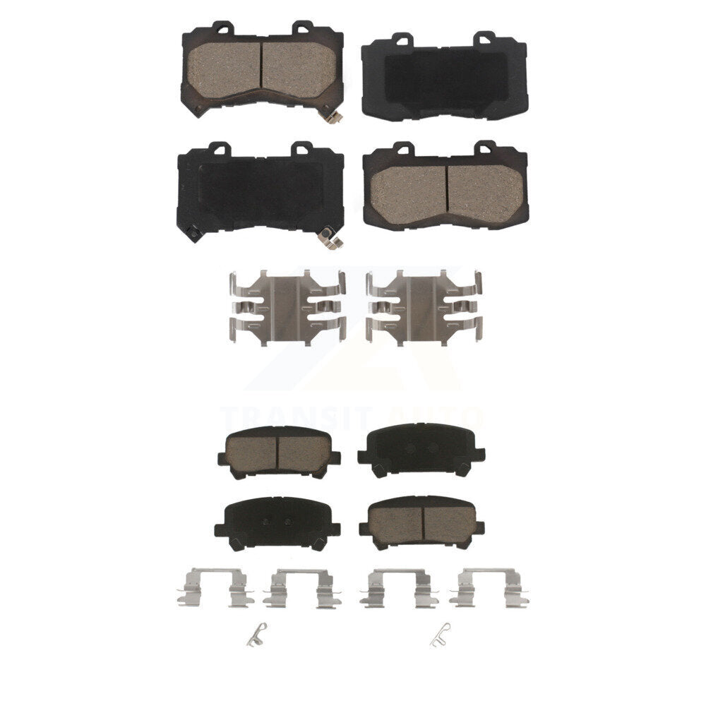 Ceramic Brake Pads Front Rear Kit For 2015-2020 Chevrolet Colorado GMC Canyon