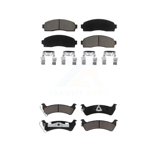 Ceramic Brake Pads Front Rear Kit For Ford Explorer Sport Trac