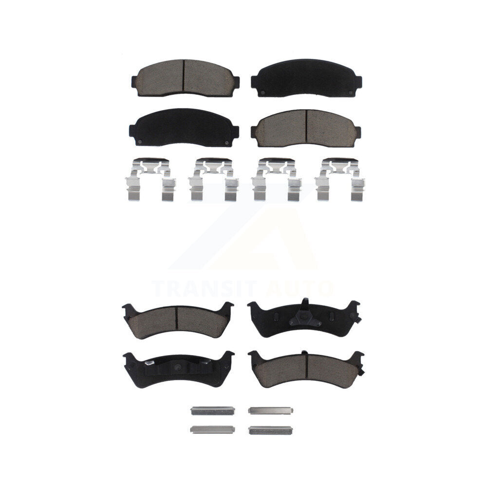 Ceramic Brake Pads Front Rear Kit For 2001 Ford Explorer Sport