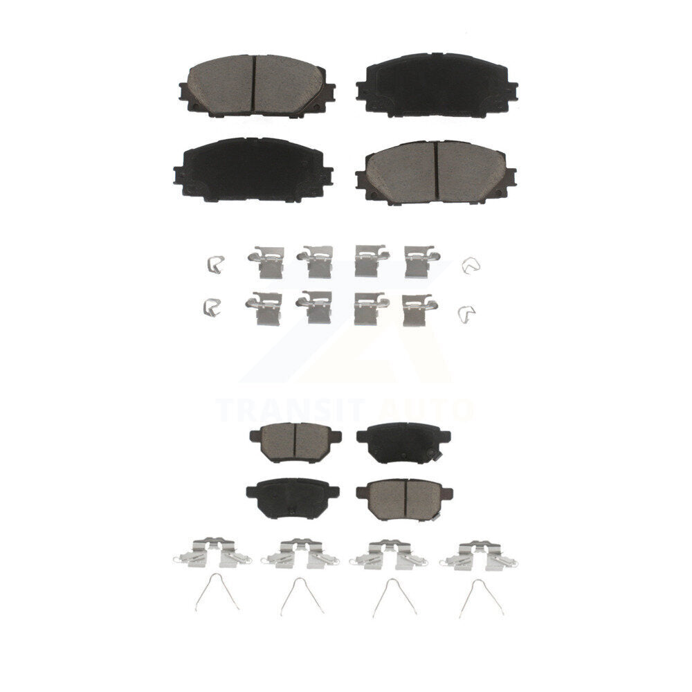Ceramic Brake Pads Front Rear Kit For Toyota Yaris