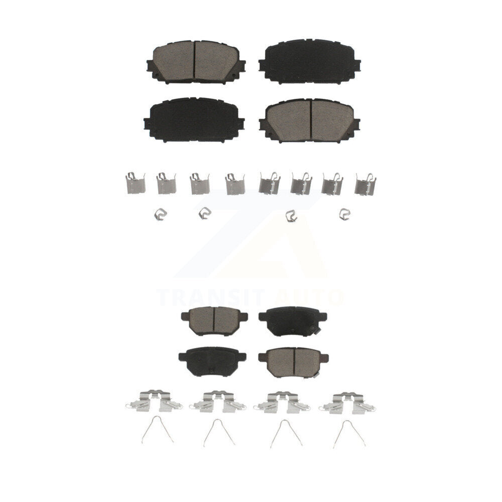 Ceramic Brake Pads Front Rear Kit For Toyota Yaris