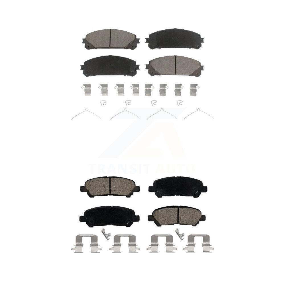 Ceramic Brake Pads Front Rear Kit For Toyota Highlander