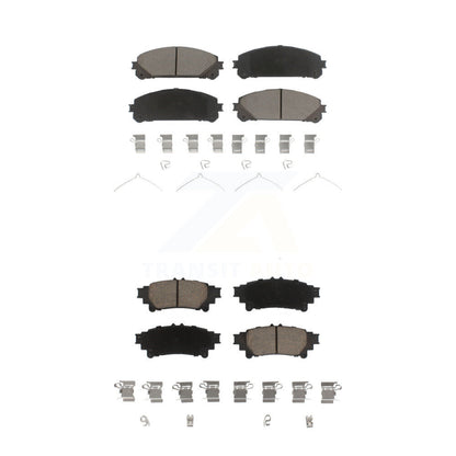 Ceramic Brake Pad Front Rear Kit For Toyota Sienna Highlander Lexus RX350 RX450h