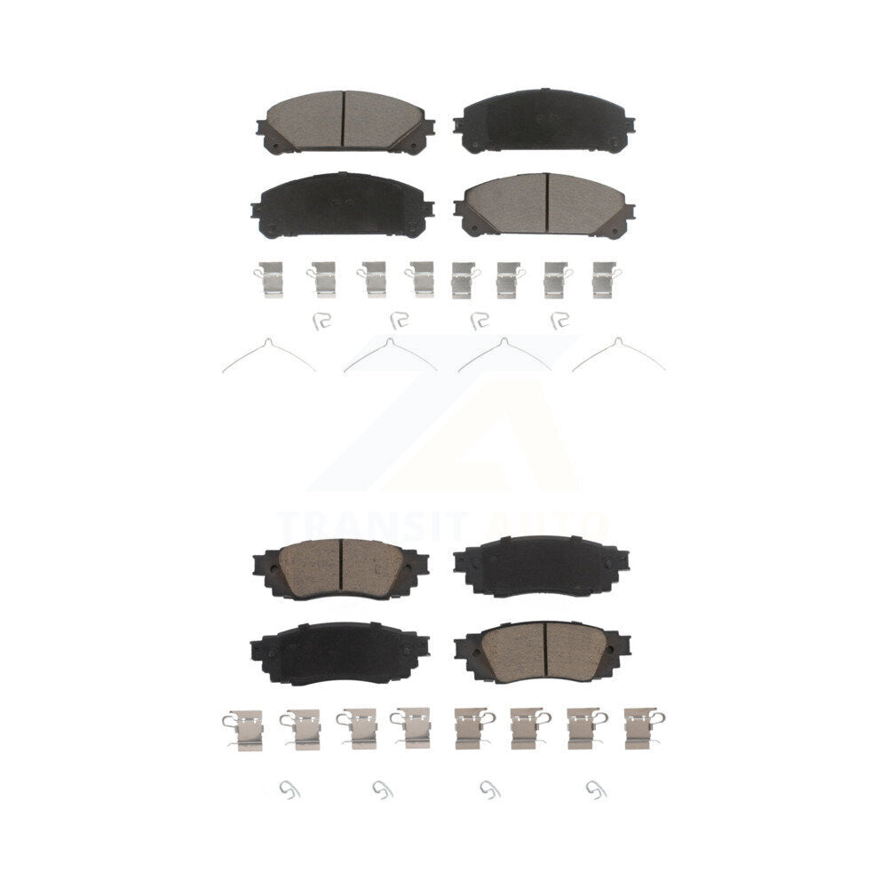 Ceramic Brake Pads Front Rear Kit For Lexus RX350 RX450h RX350L RX450hL