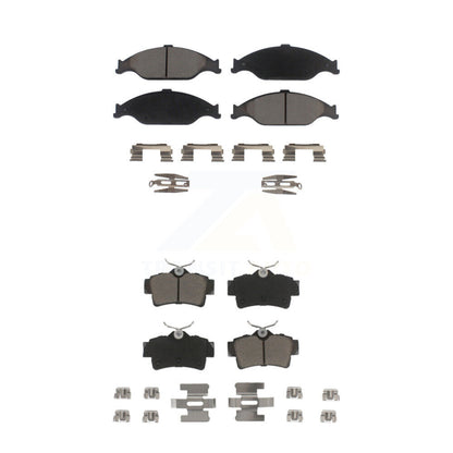 Ceramic Brake Pads Front Rear Kit For Ford Mustang