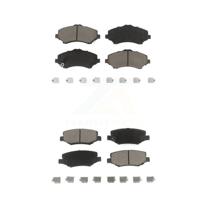 Ceramic Brake Pads Front Rear Kit For Jeep Wrangler Liberty JK Dodge Nitro
