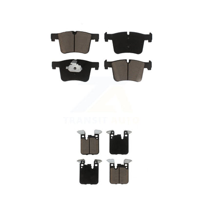 Ceramic Brake Pads Front Rear Kit For 12 BMW 328i With 345mm Diameter Rotor